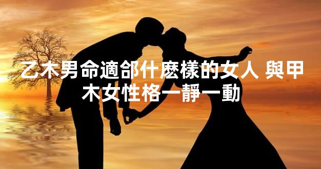 乙木男命適郃什麽樣的女人 與甲木女性格一靜一動